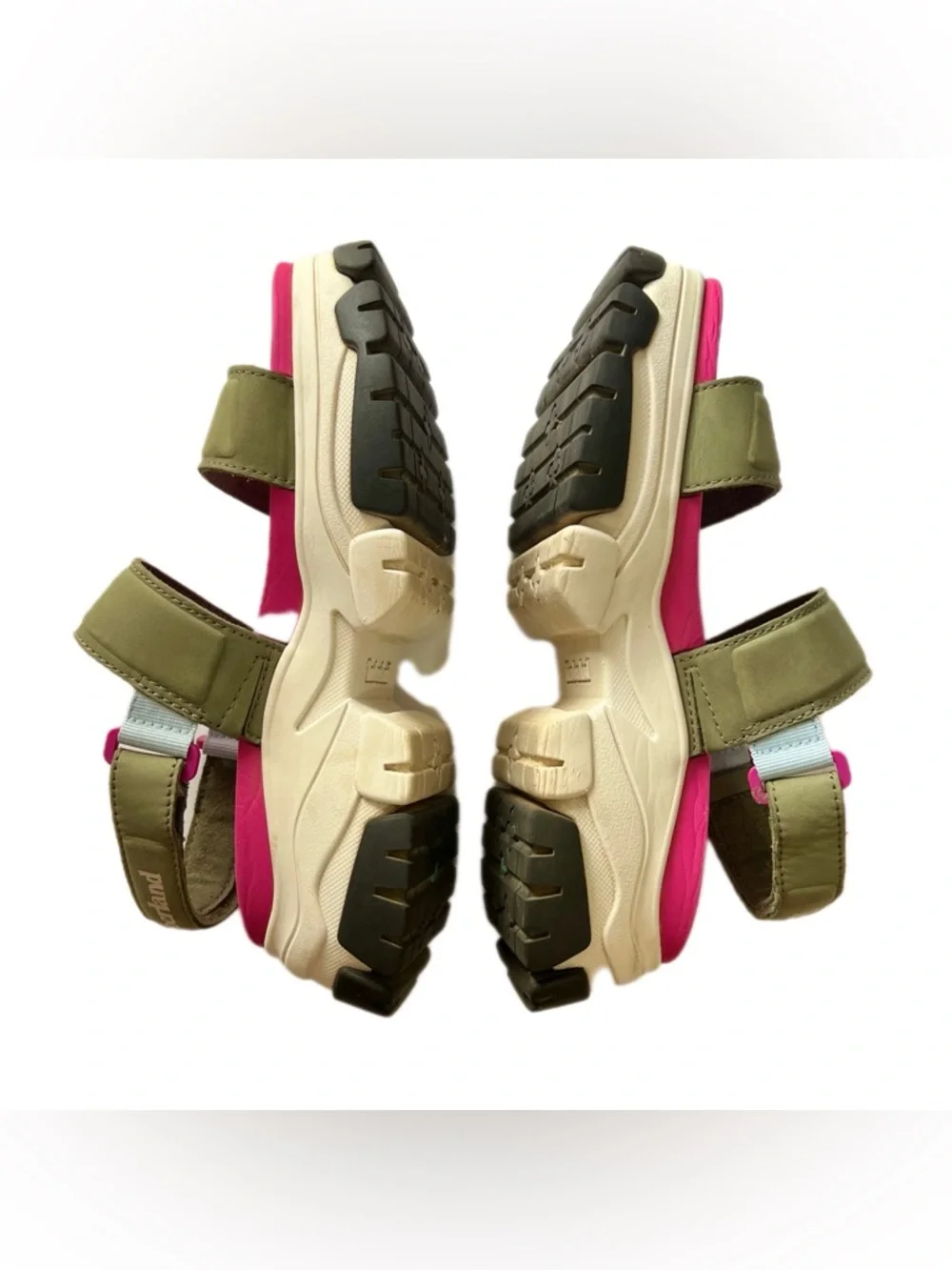 Timberland Adley Way dark green & pink backstrap sandals US Women’s 8.5 - Picture 5 of 12